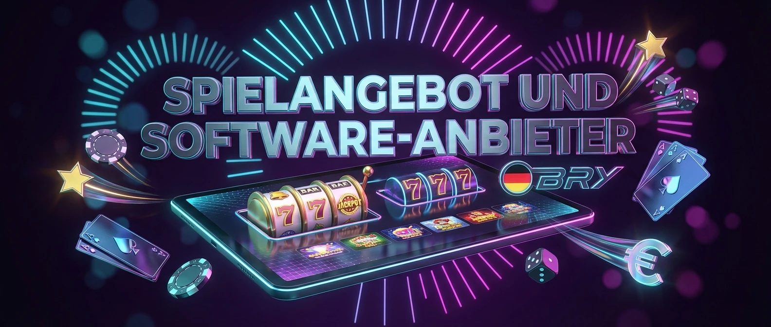 Spielangebot und Software-Anbieter